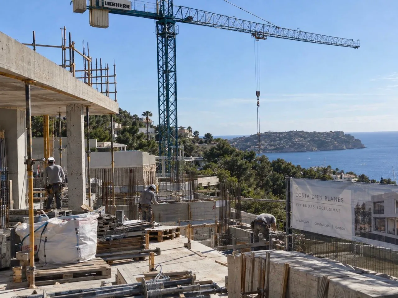 Obra residencial frente al mar coordinada en Mallorca